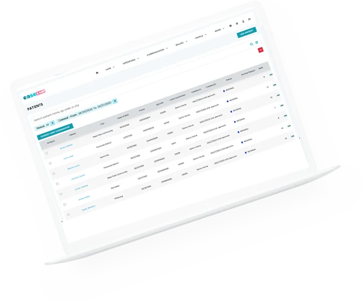 EaseEHR home health platform feature